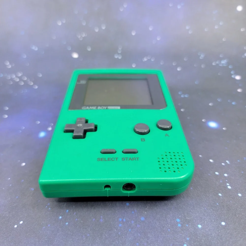 Nintendo Game Boy Pocket Green Handheld Console MGB-001 Retro Gaming